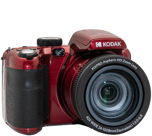 Kodak Pixpro AZ425 – Bridgekamera, 42× optischer Zoom, 20,7 MP 1/2,3", 1080p, Rot