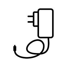 CoreParts Netzteil 10 W – 5 V/2 A, Anschluss 3,5×1,35 mm (gewinkelt), EU-Stecker – schwarz