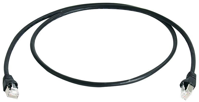 Telegärtner Patchkabel – Cat6a S/FTP (S‑STP), 20 m, LSZH, RJ‑45, Schwarz