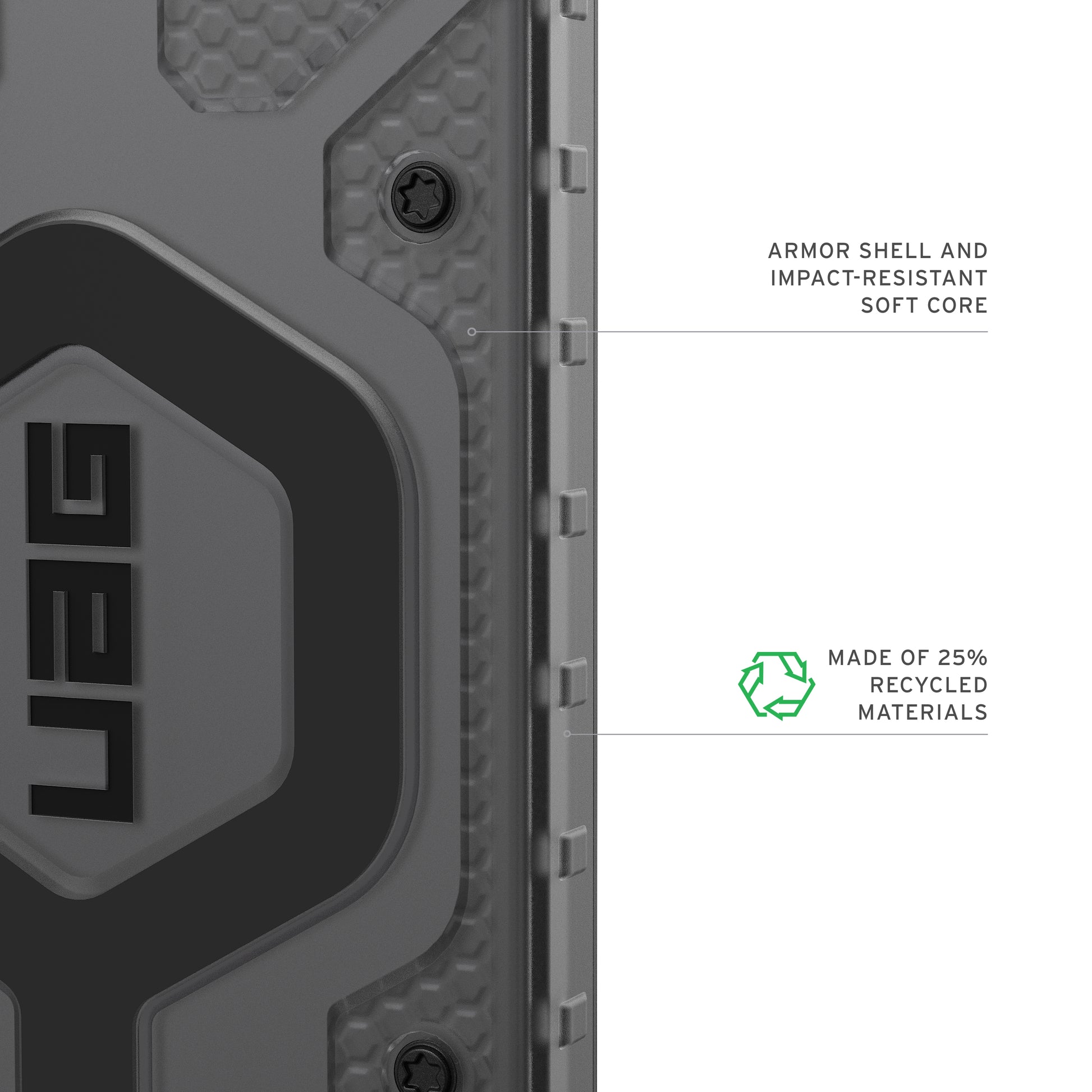 Urban Armor Gear UAG Pathfinder Backcover – für Samsung Galaxy S26+ – MagSafe, PC, Schwarz/Transparent