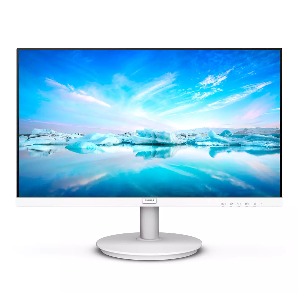 Philips 241V8AW/00 – Monitor, 23,8", 1920 × 1080 (Full HD), IPS, 75 Hz, 250 cd/m², VESA 100 × 100, Weiss
