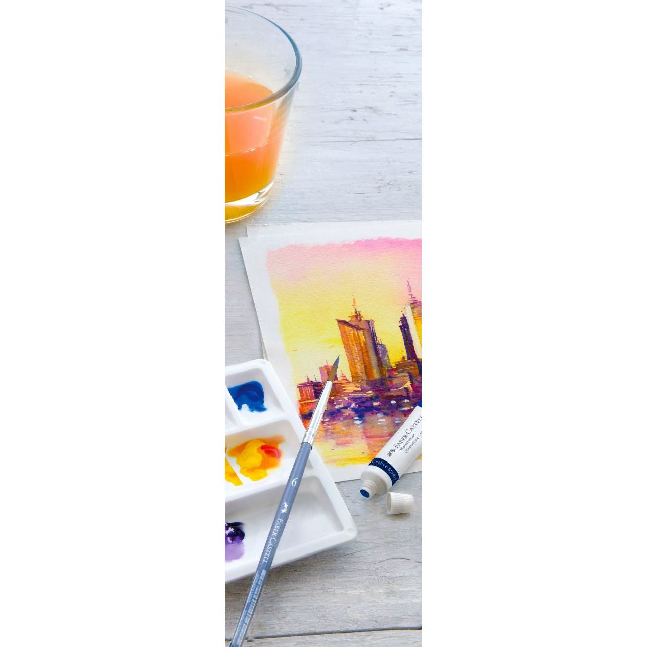 Faber-Castell Aquarellfarbe – Mehrfarbig – 12 Farben, 12×9 ml (108 ml)