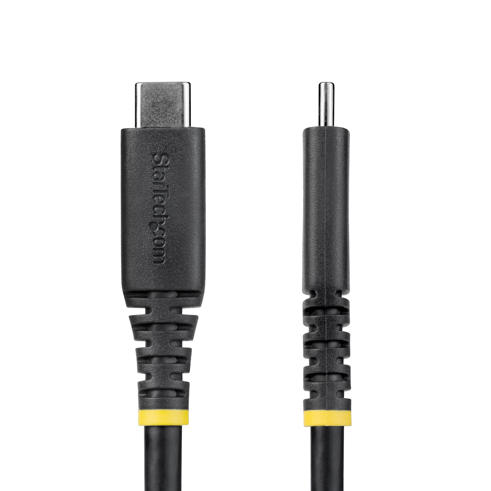 StarTech.com USB-C auf USB-C Kabel – USB4 20 Gbit/s – 2 m – PD 240 W – USB-IF zertifiziert – Schwarz