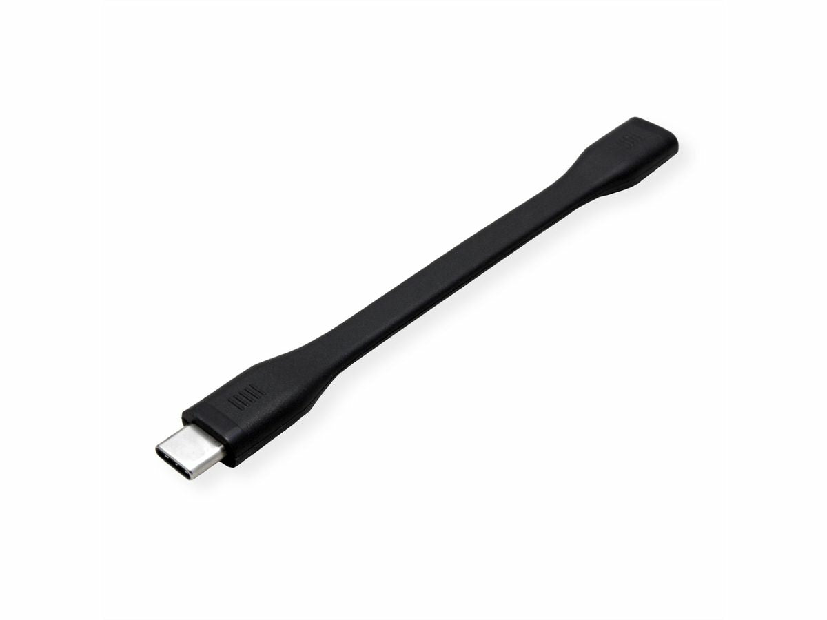 ROLINE USB-C Verlängerungskabel (Stecker auf Buchse) – USB4 40 Gbit/s – 0,12 m – PD 100 W – für MacBook