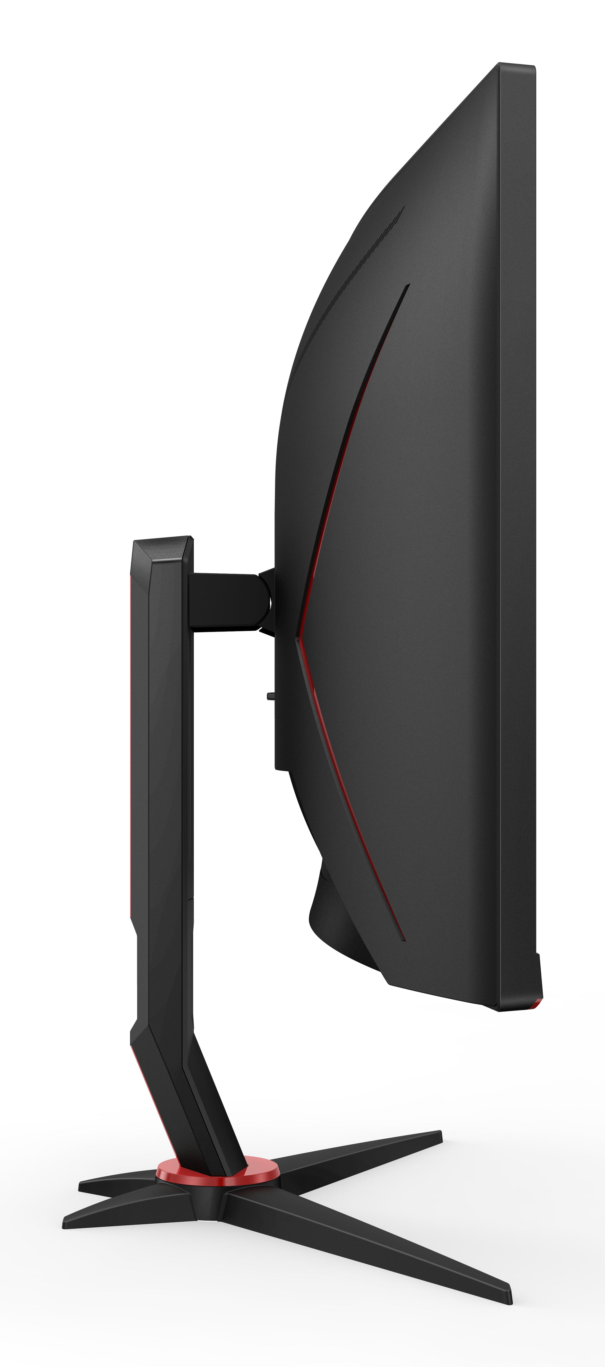 AOC CU34G2XP/BK – Monitor, 34" 3440 × 1440 (UWQHD), VA, 180 Hz, Gebogen, Adaptive Sync, VESA 100 × 100, Rot