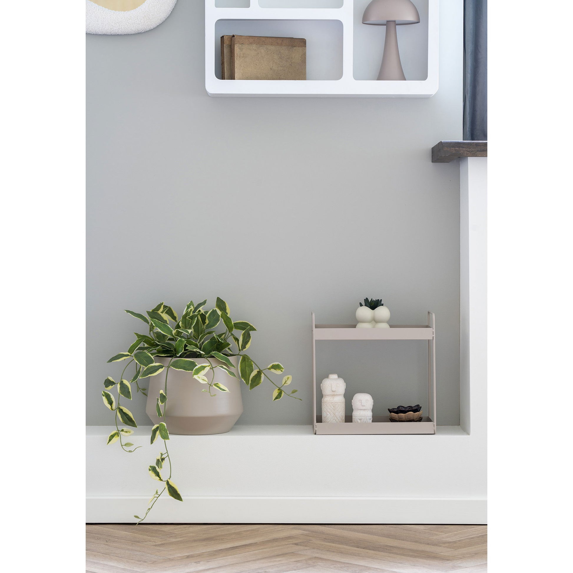 House Nordic Wandhalterung – Stahl – Sand – 300 × 310 × 150 mm