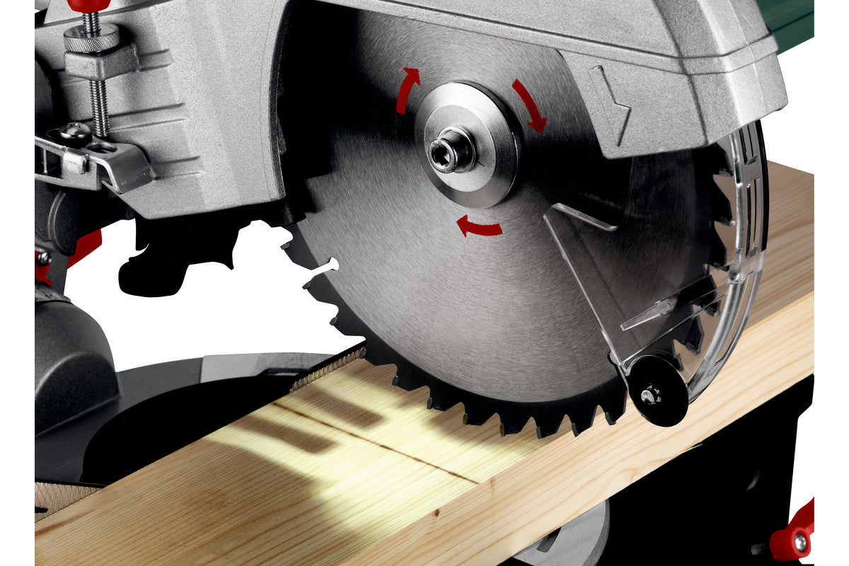 Metabo Kappsäge KGS 254 M – 1 800 W – Spindelhals – Sägeblatt-Ø 254 mm – Ohne Zubehör