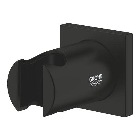 GROHE Handbrausehalter – 7×7×7 cm, Stahl, wandmontiert, schwarz matt