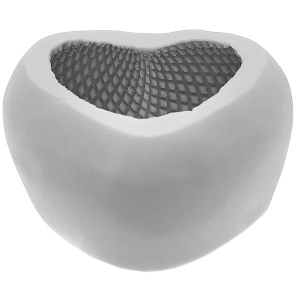 Rico Design Kerzengiessform – Herz – Silikon – 86 × 78 × 43 mm – 1 Stück
