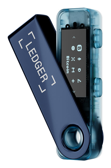 Ledger Nano S Plus – Krypto-Hardware-Wallet, USB-C, für Mac, Blau