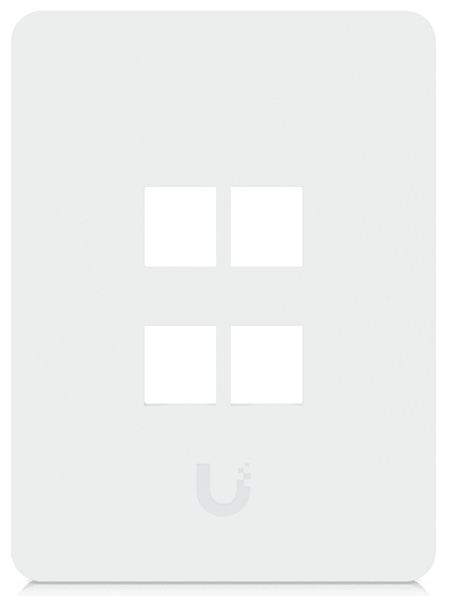 Ubiquiti Aufputz-Box, 88×118×9,6 mm, 4er-Pack, Polycarbonat/Stahl – weiss