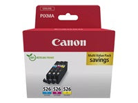 Canon Tintenpatronen-Multipack CLI-526, CMY, 3er-Pack – für CLI-526-Geräte
