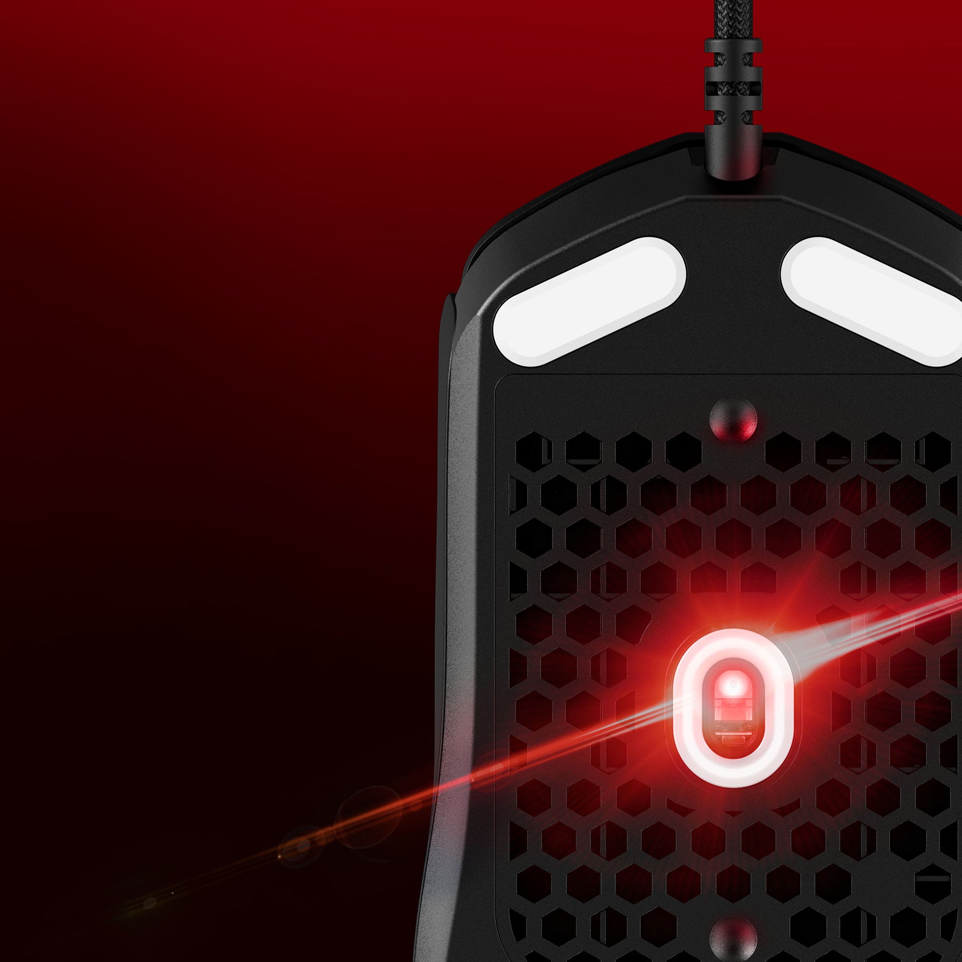 HyperX Pulsefire Haste 2 Gaming-Maus – Verkabelt, 6 Tasten, Rechtshänder, Beleuchtung, Schwarz