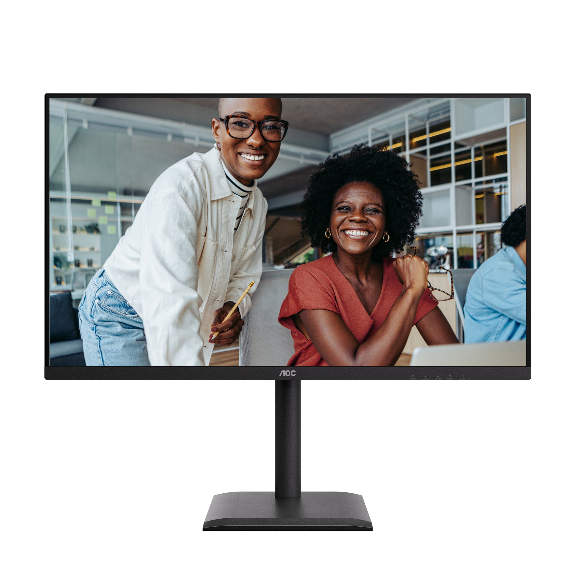 AOC Q32E4U – Monitor, 31,5", 2560 × 1440 (WQHD), IPS, 100 Hz, Integrierte Lautsprecher, VESA 100 × 100, Schwarz