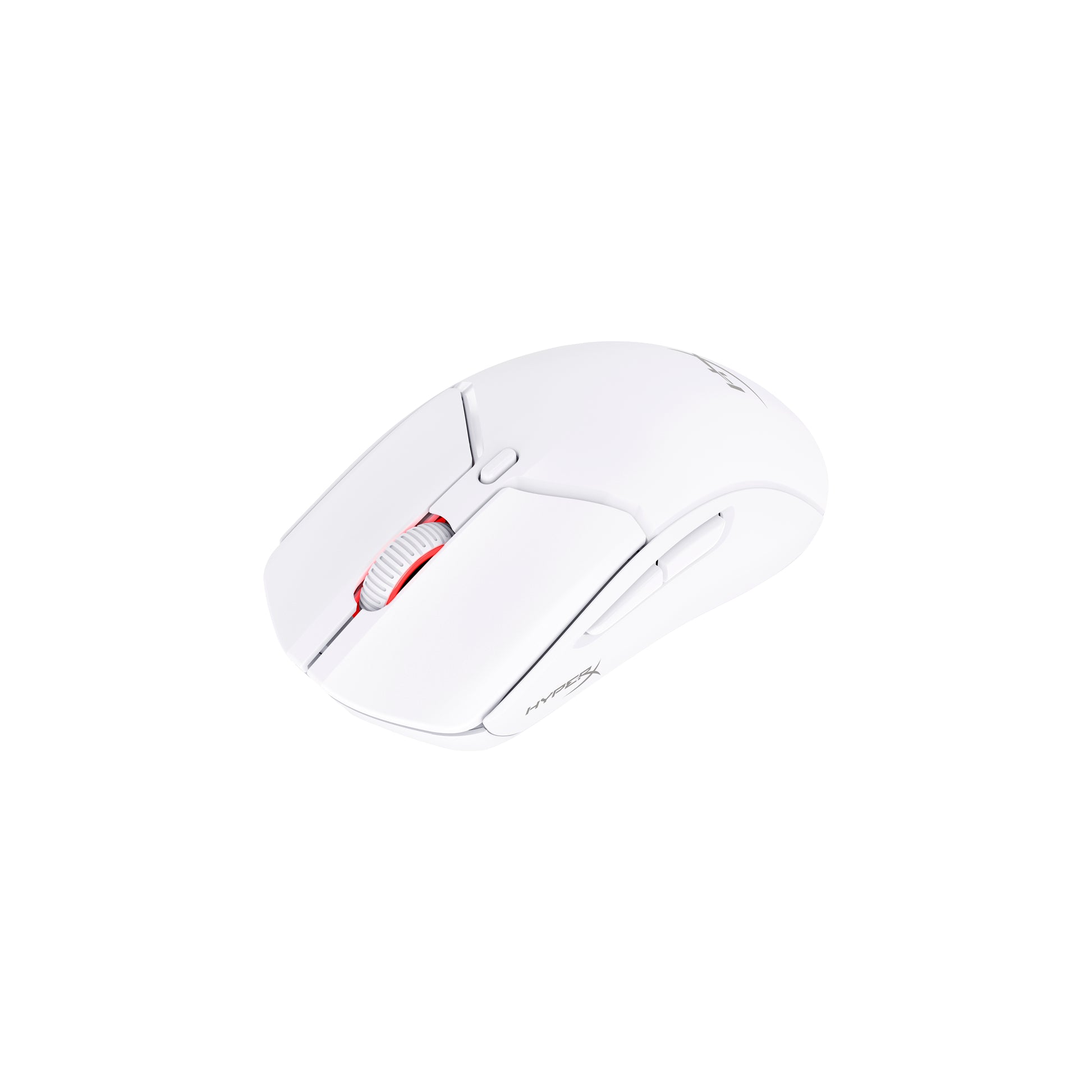 HyperX Pulsefire Haste 2 Gaming-Maus – kabellos, 1000 Hz, 6 Tasten, für Rechtshänder, Daumentaste, Weiss
