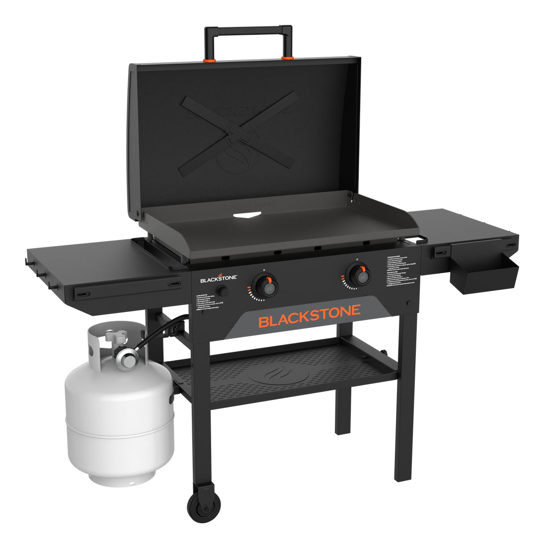 Blackstone Gasgrill 2287DK – 2 Brenner, 134 cm breit – Schwarz/Orange