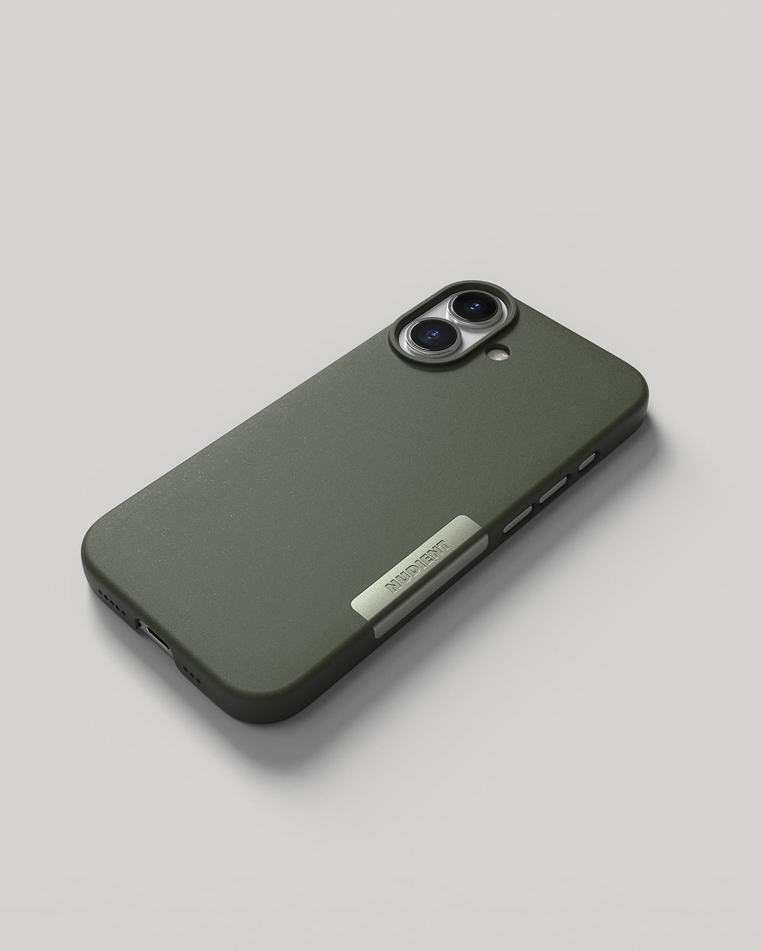 NUDIENT Backcover Thin – für Apple iPhone 17 – dunkelgrün – MagSafe-kompatibel