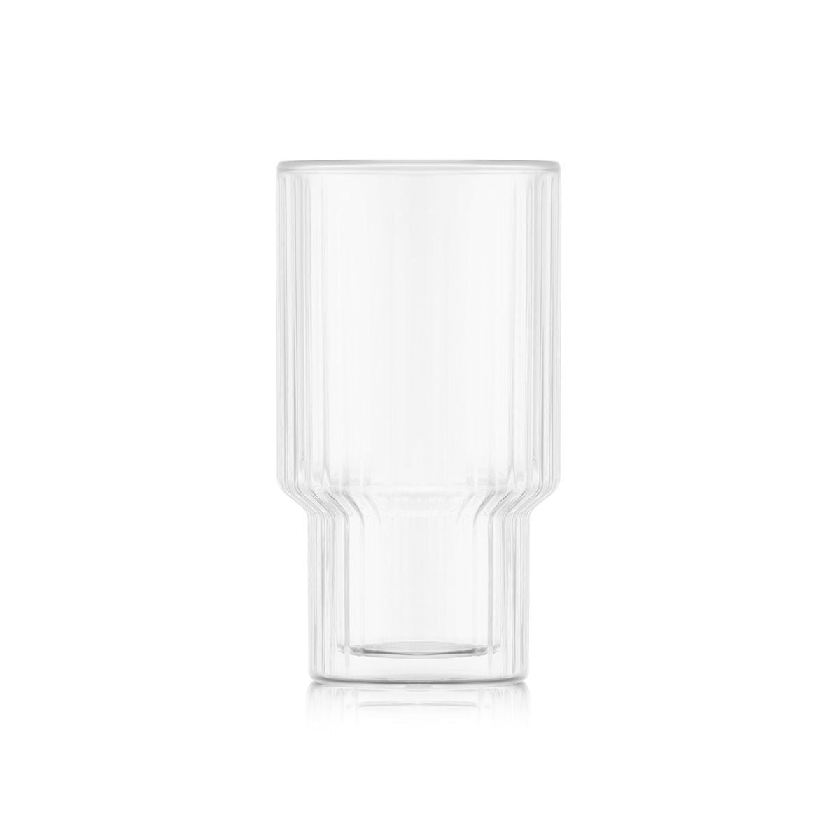 Bodum NAVALIA Trinkglas – 0,25 l, Borosilikatglas, transparent, doppelwandig, 2 Stück