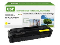 esr 207A (W2212A) Gelber Toner – Kompatibel – 1'250 Seiten – für HP