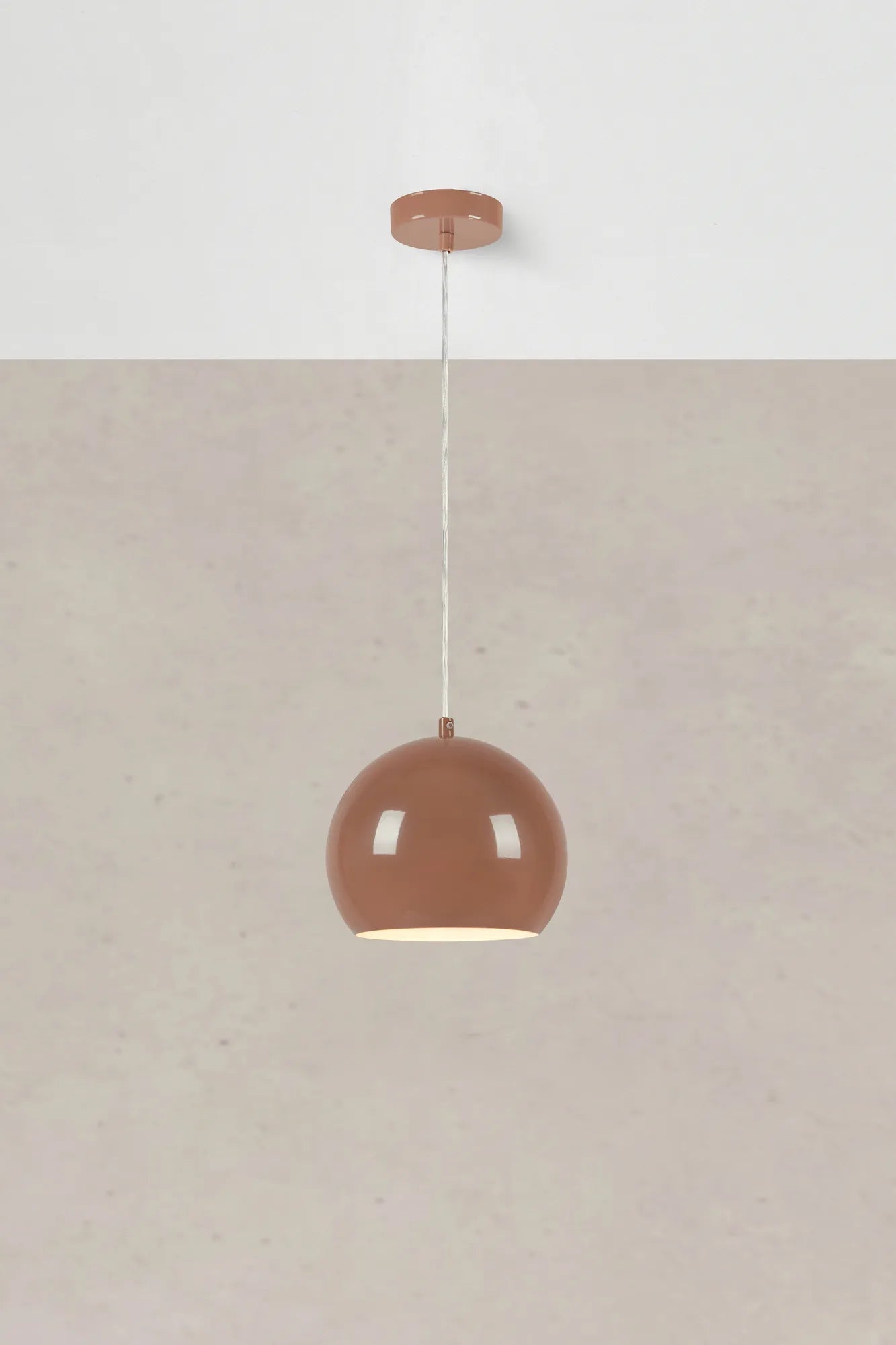 Markslöjd Pendelleuchte Pop – Ø 20 × 17,5 cm, 40 W, braun, exkl. GU10