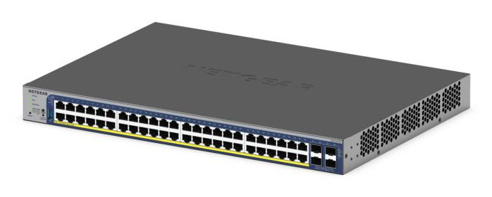 NETGEAR GS752TXP – Managed Switch – 48×10G, 4×SFP+, L2/L3, PoE+ 380 W, 19" Rack