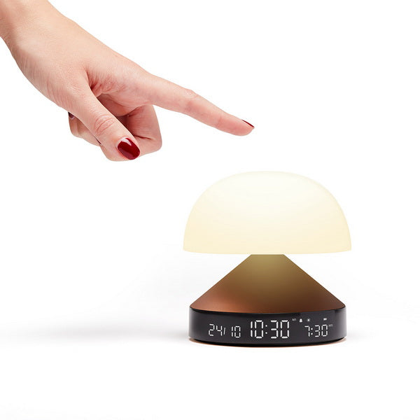 LEXON Lichtwecker Mina Sunrise – digital, bronze, Sonnenaufgangssimulation, Schlummerfunktion