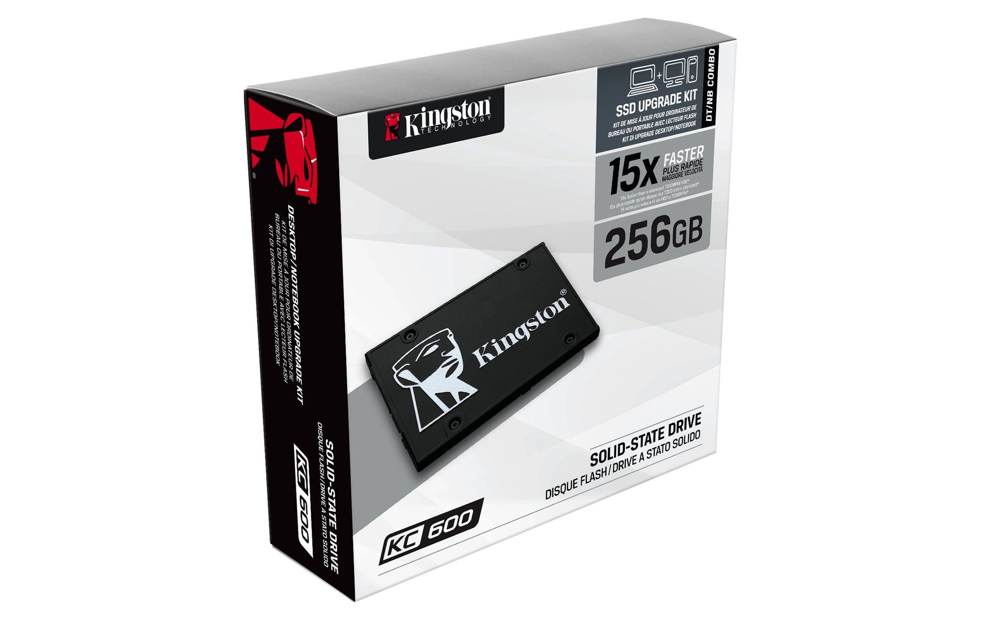 Kingston KC600 256GB SSD – 2,5 Zoll