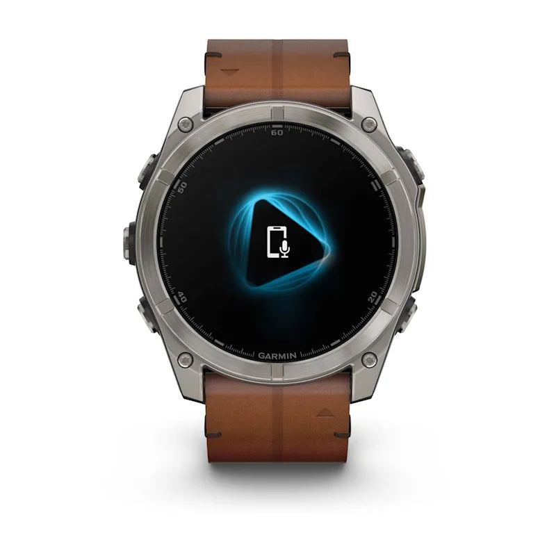 Garmin Fenix 8 AMOLED Sapphire – GPS-Smartwatch – 51 mm, 1,4", Saphirglas, 100 m, Bare Titanium
