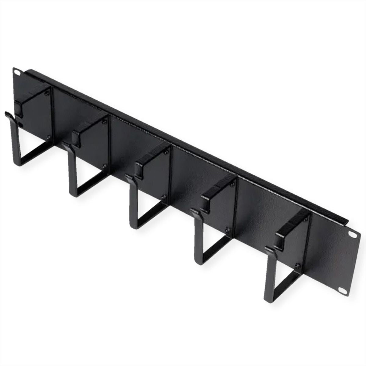 ROLINE 19" Rangierpanel – 2U, 480×85×80 mm, Stahl, Schwarz
