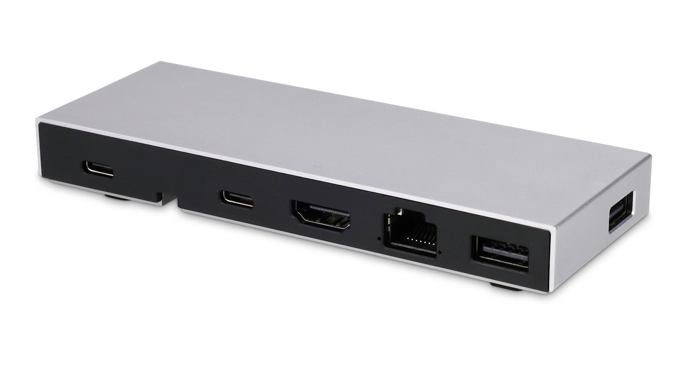 LMP 24879 Dockingstation – USB-C, 1× HDMI, 2× USB-A, 1× USB-C, 100 W PD, GbE, für MacBook Air/Pro M1/M2