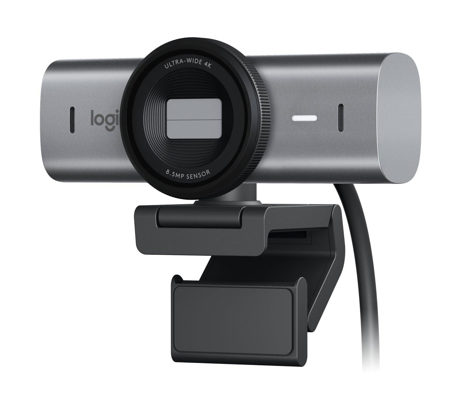 Logitech MX BRIO 705 – Webcam – 4K, Auto-Framing, Silber/Schwarz