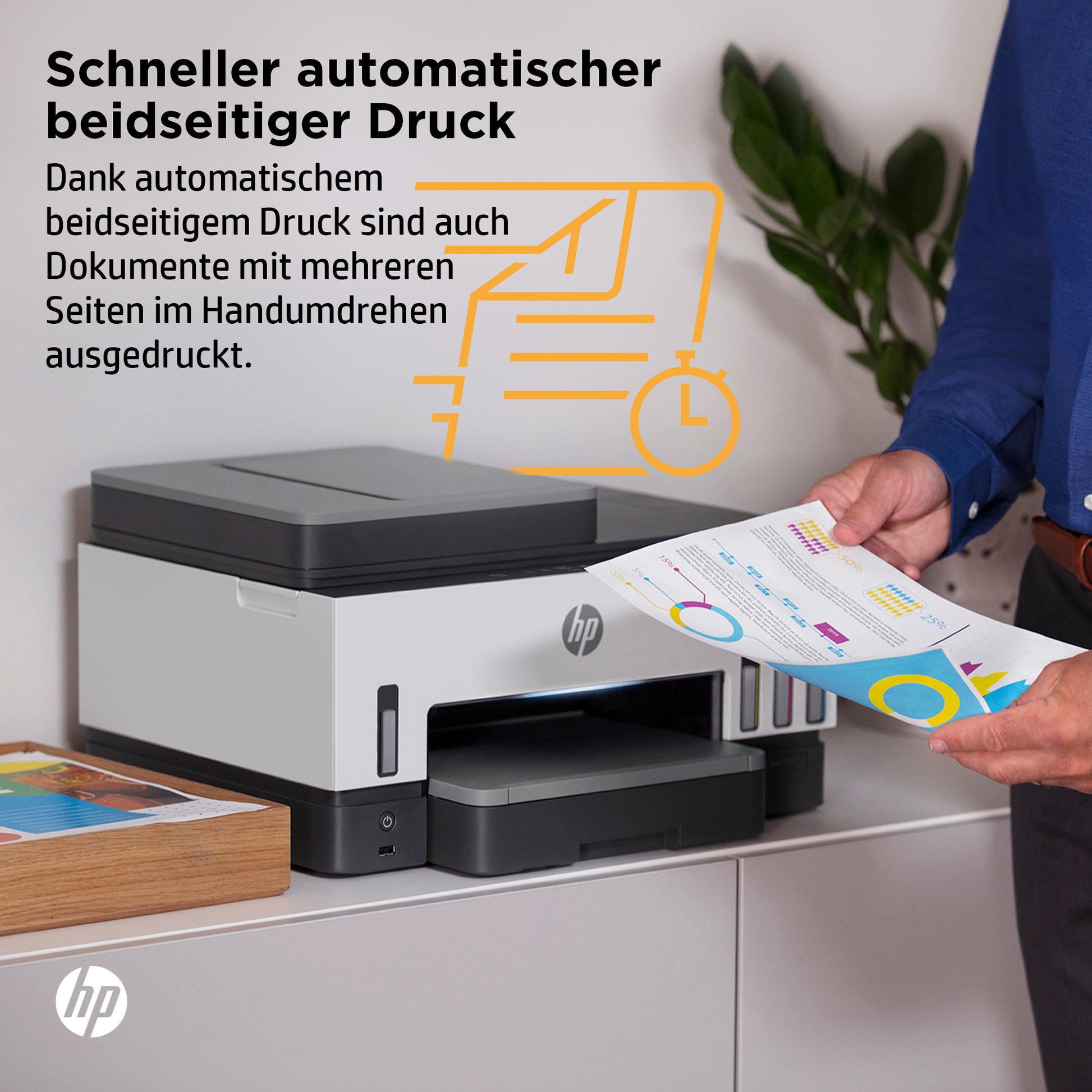 HP SMART TANK 7605 – Farbiger Tintenstrahl-MFP A4, 3-in-1 – 28 S./Min. S/W