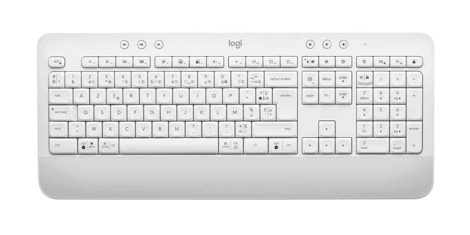 Logitech MK650 For Business – Tastatur, Weiss