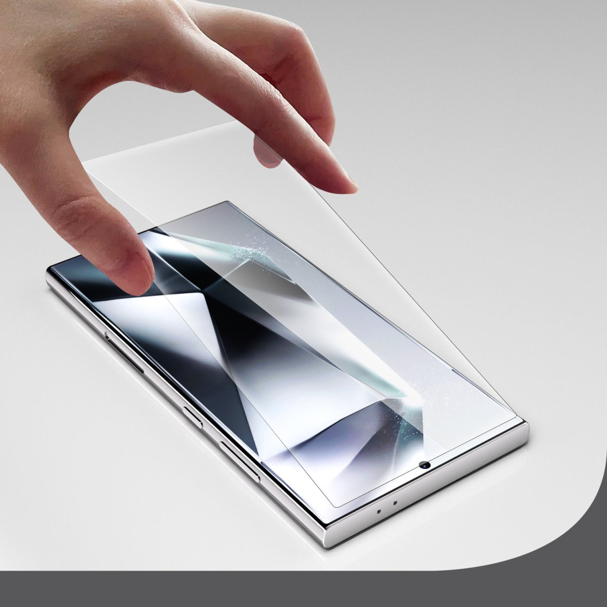 4smarts Displayschutz (Panzerglas), Case Friendly – für Galaxy S25 Ultra