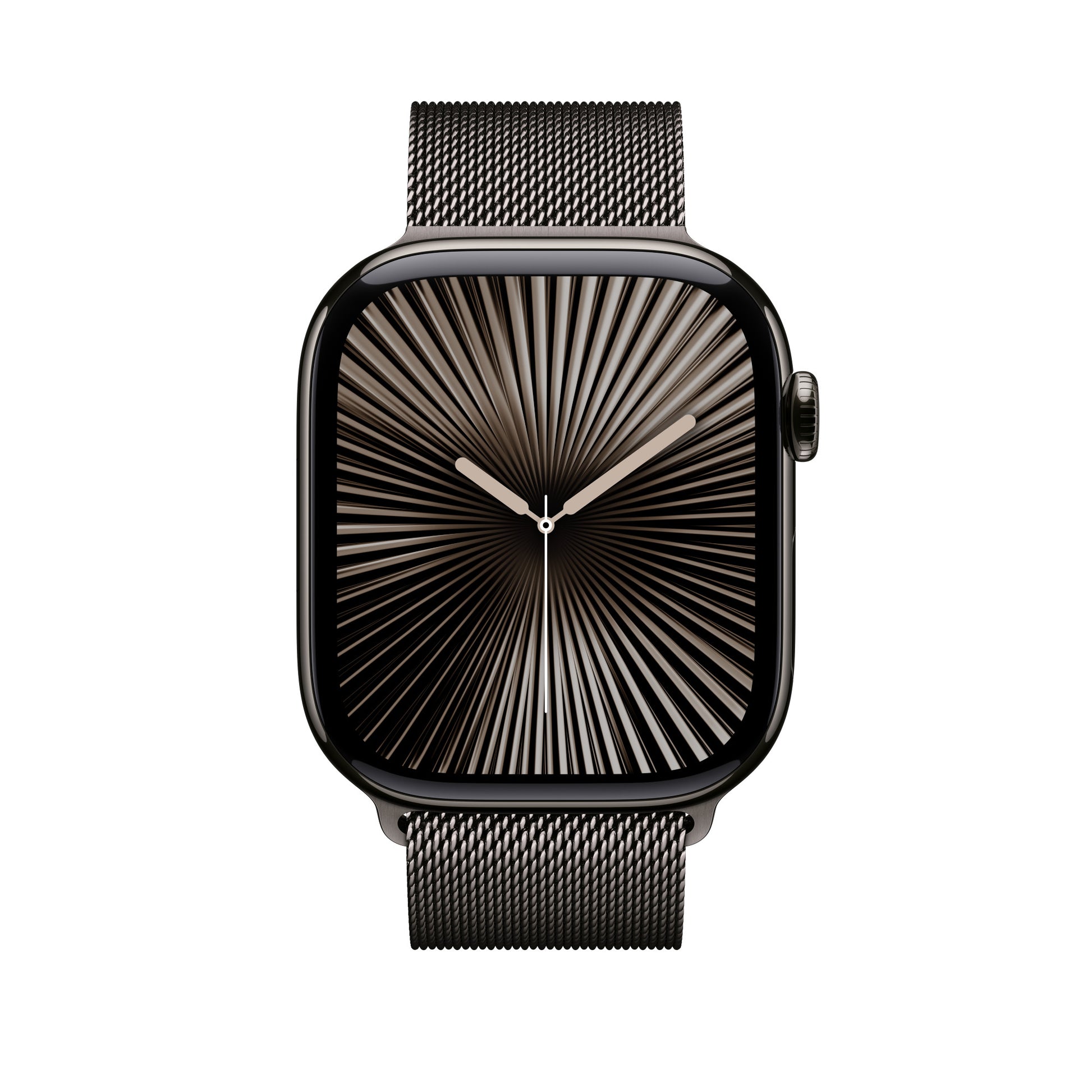 Apple Milanese Loop Slate – Armband – für Apple Watch 46 mm, Dunkelgrau, S/M, Edelstahl