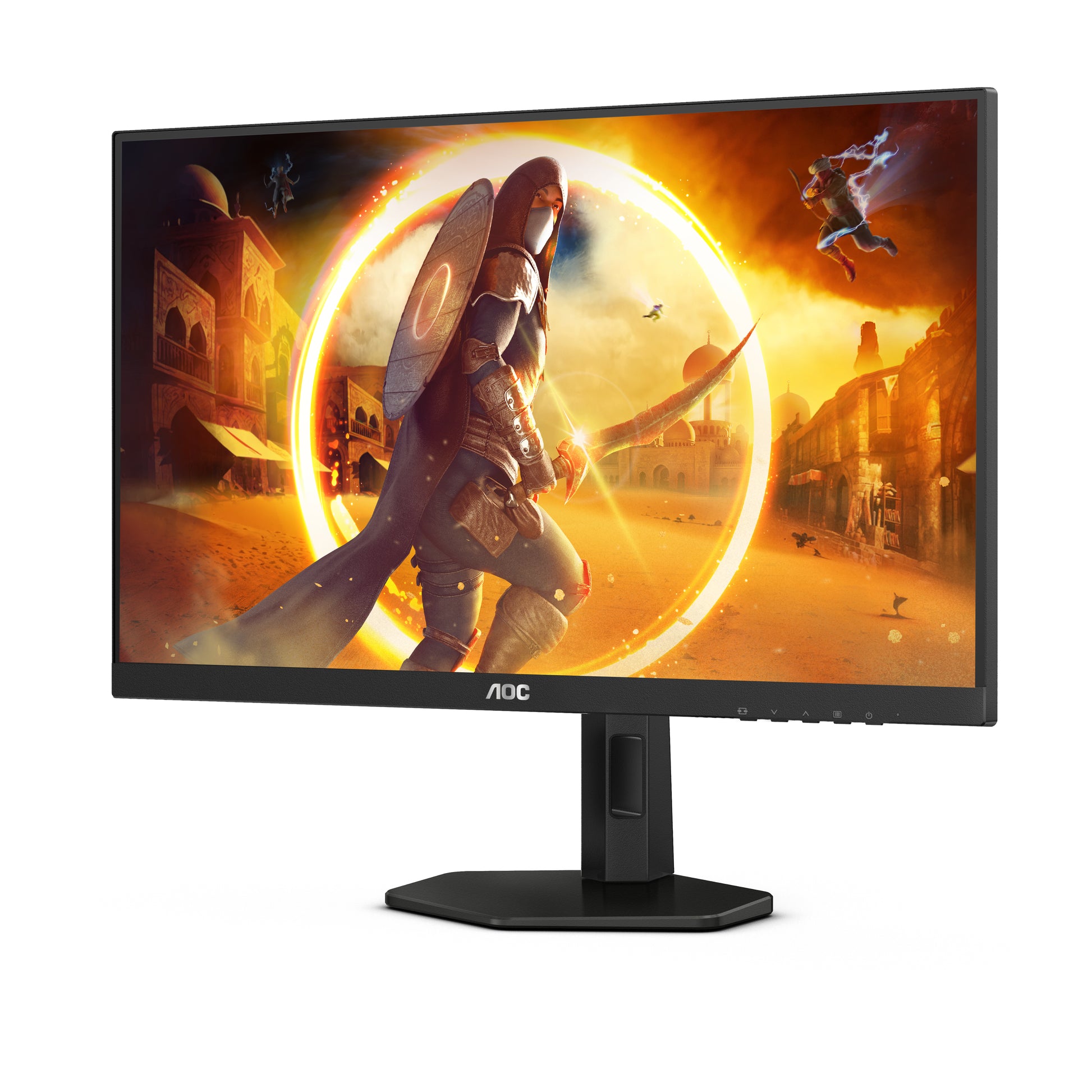AOC 27G4X – Monitor, 27", 1920 × 1080 (Full HD), Fast IPS, 180 Hz, 300 cd/m², G-SYNC, VESA 100 × 100, Schwarz