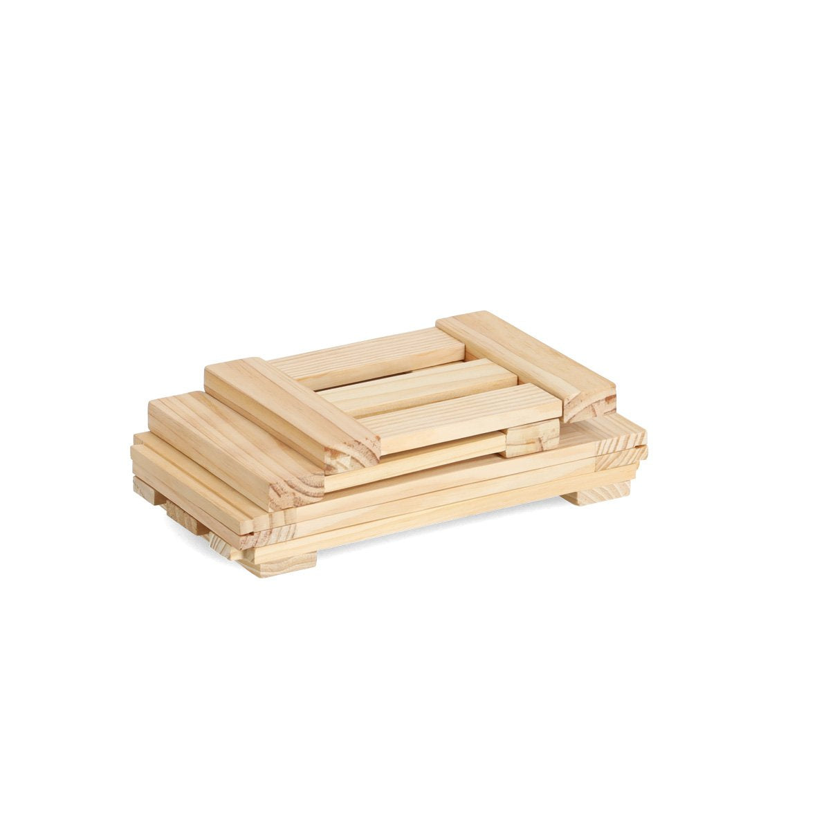 Zeller Present 13360 Aufbewahrungsbox (ohne Deckel) – Holz – Braun – mit Griff – 196 × 150 × 295 mm