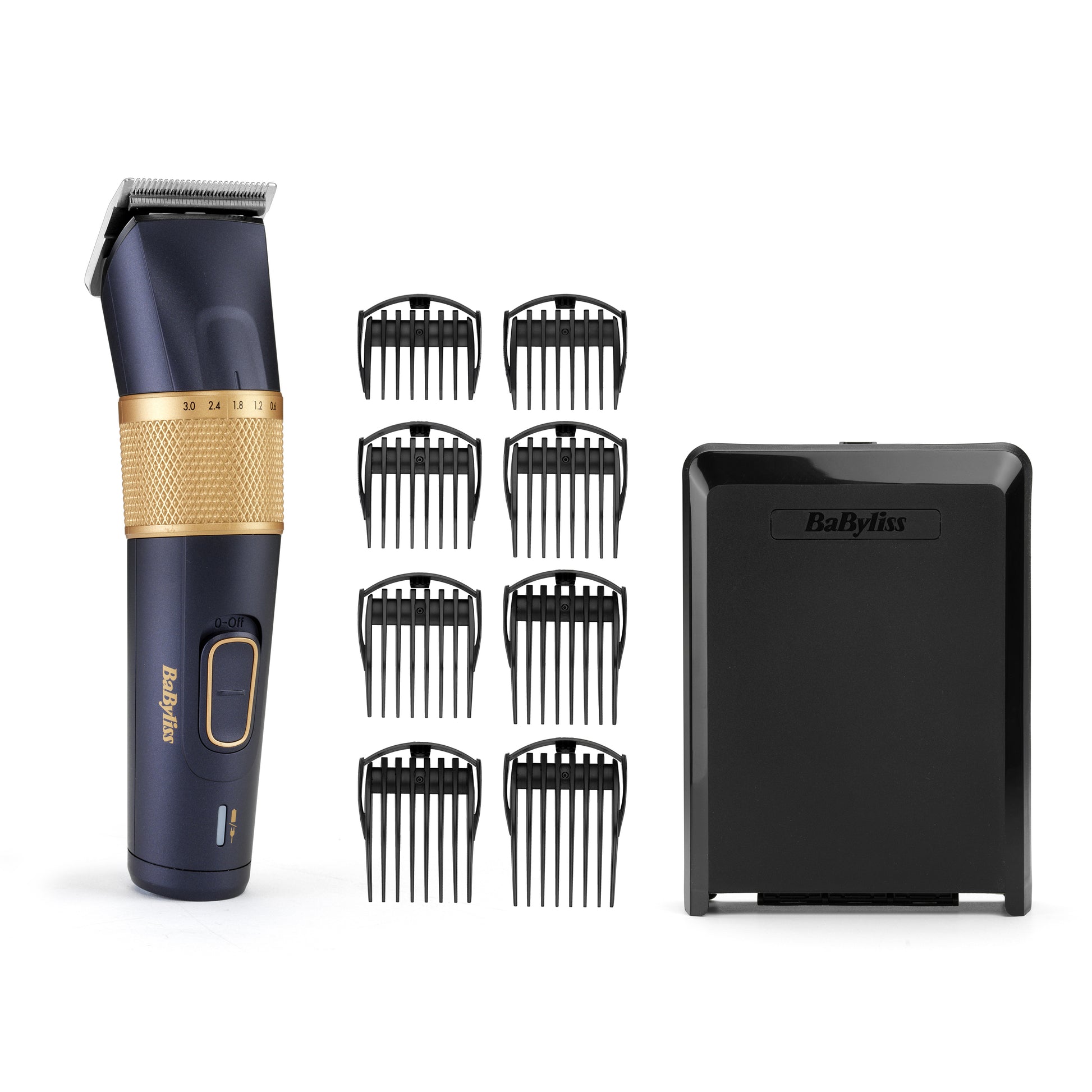 BaByliss Haarschneider Lithium Power E986E – 160 min Akku, 0,5–25 mm – Titanklingen, schwarz