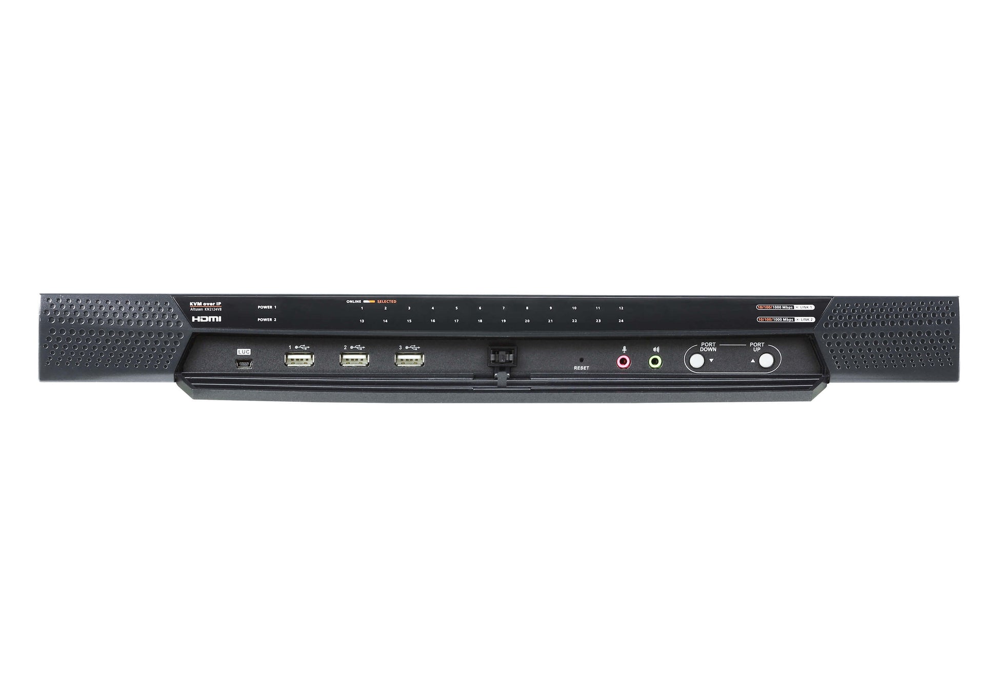 ATEN KN2124VB – KVM-Switch, 24-Port, HDMI/VGA/USB, 1920 × 1200, KVM über IP, Virtual Media