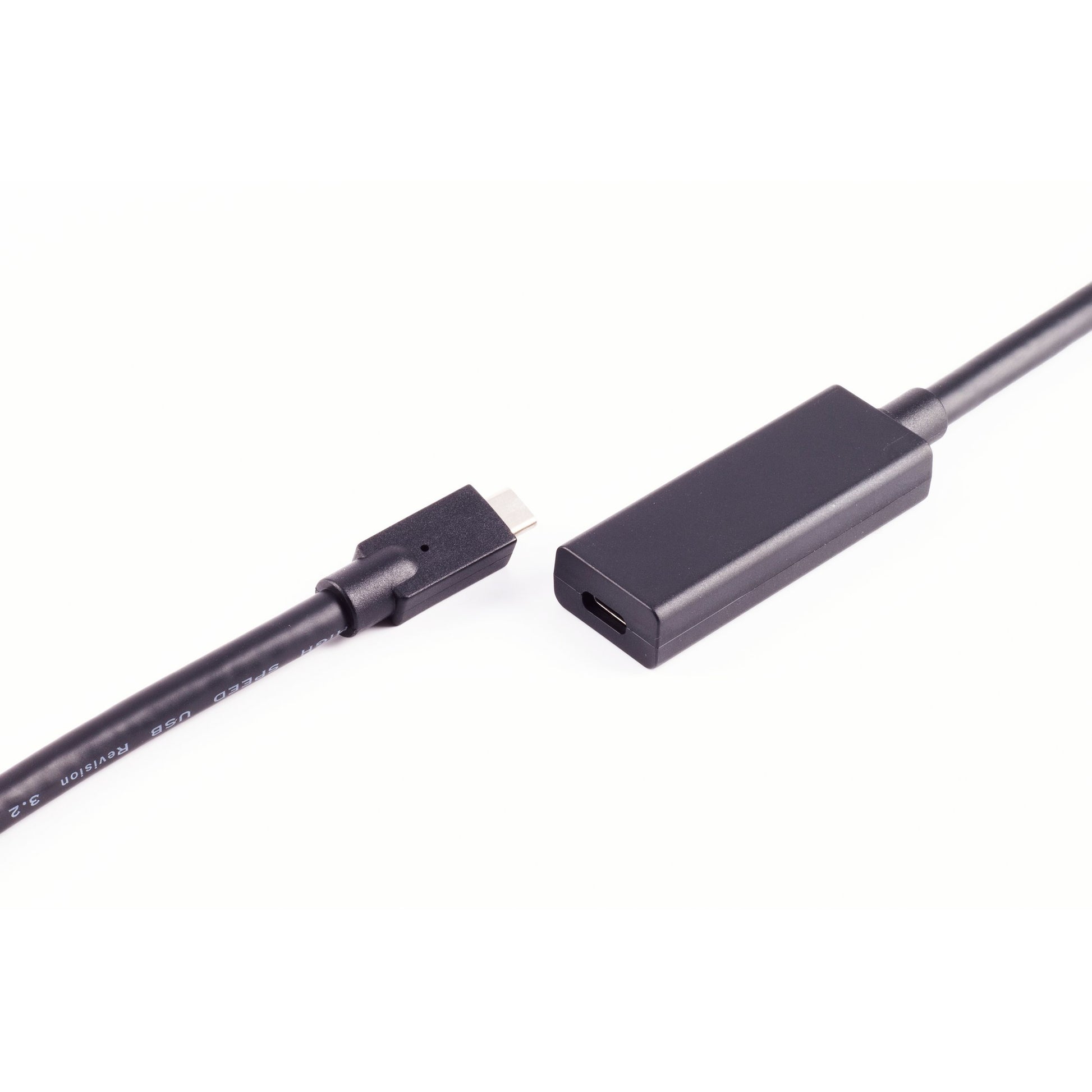 shiverpeaks USB-C Verlängerungskabel (Stecker auf Buchse) – USB 3.2 Gen 2 (10 Gbit/s) – 4 m – Aktiv, Nylon/P