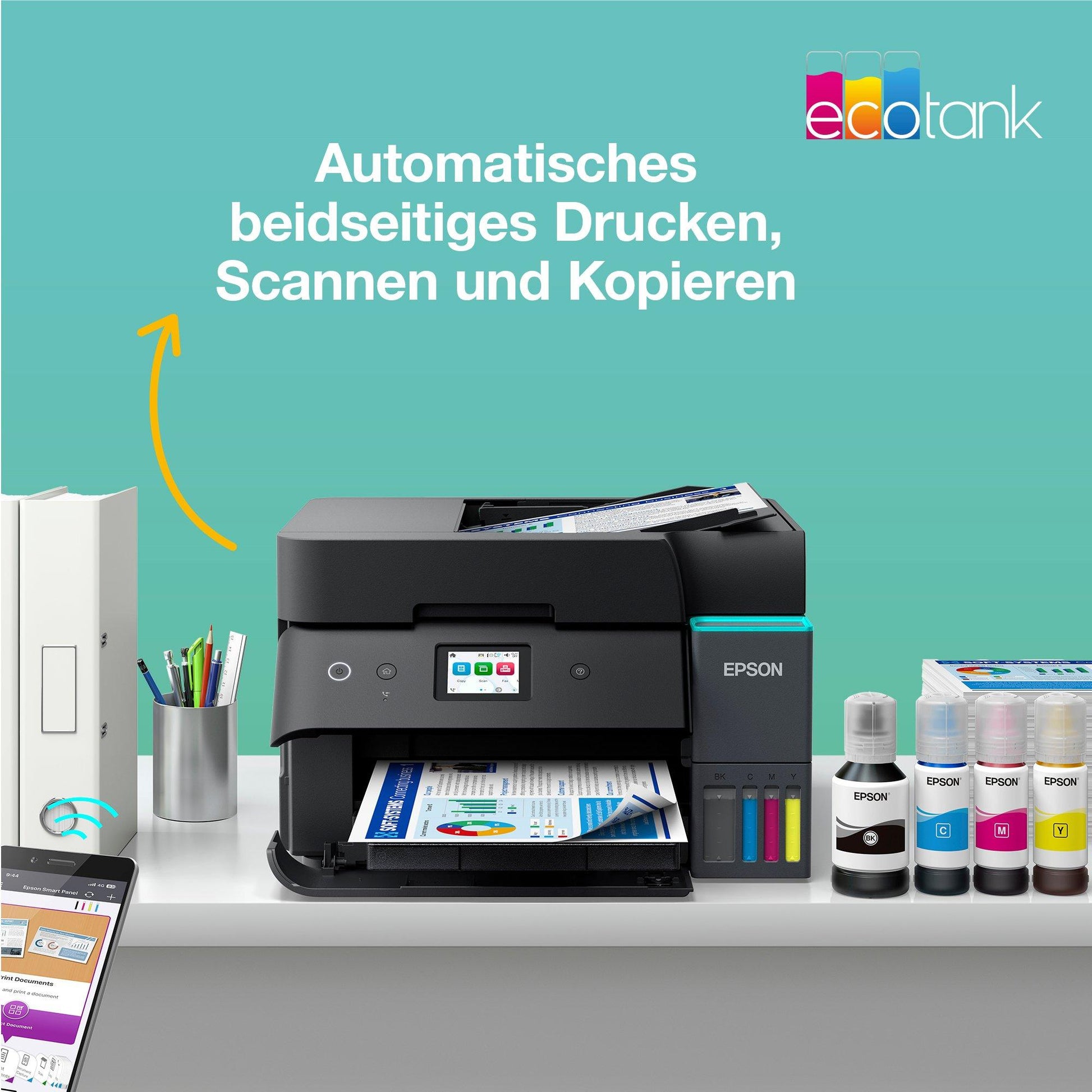 Epson EcoTank ET-4950 – Farbiges Tintenstrahl-MFP, 4-in-1