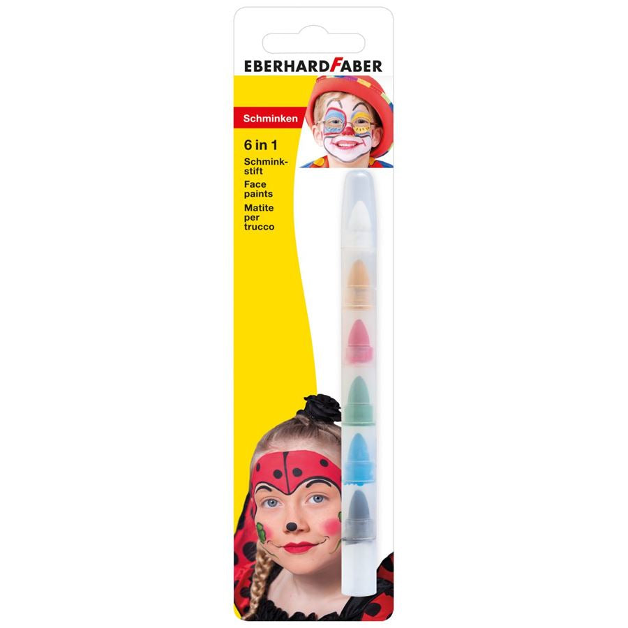 Eberhard Faber Schminkstifte – Set – 6 Farben