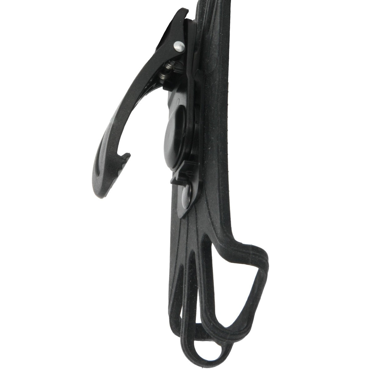 Mobilis 001359 – Gürtelclip, Silikon, drehbar 90° – für Gürtel – Schwarz