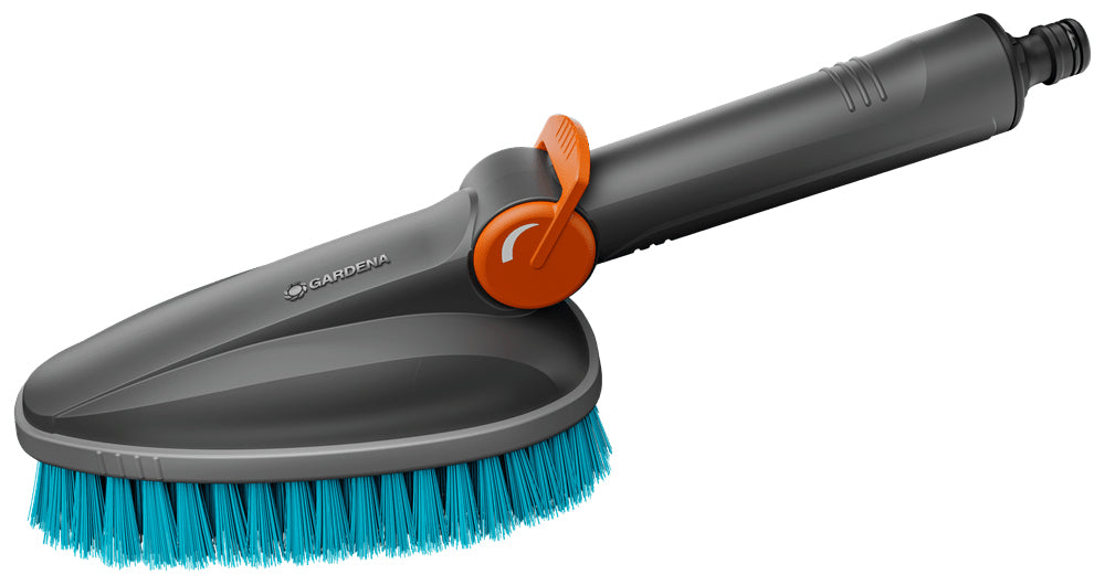 Gardena Scheuerbürste Cleansystem – 30,8×8,3×13 cm, grün/grau/orange, 1 Stück