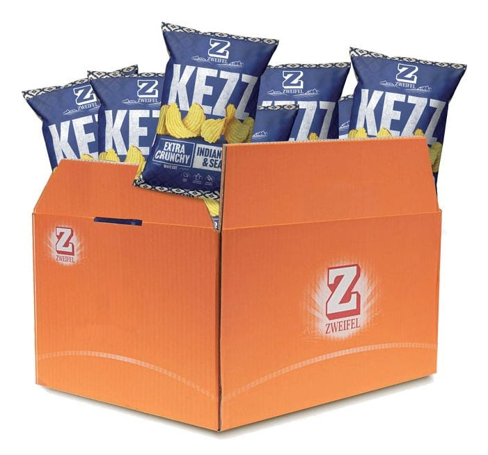 Zweifel KEZZ Chips – Paprika & Salz, glutenfrei – 20 × 35 g