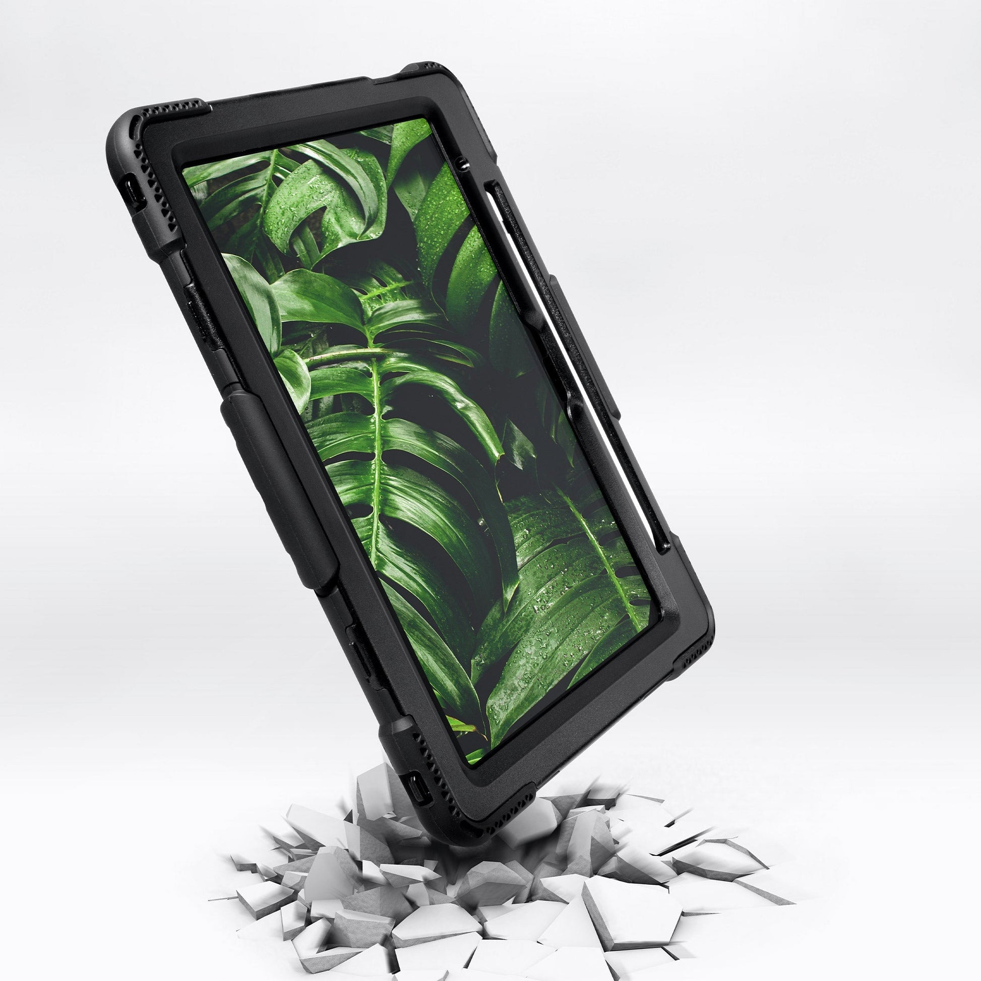 LAUT Shield Enduro Tablet-Hülle für iPad 11" (11. Gen.), iPad 10,9" (10. Gen.) – Schwarz