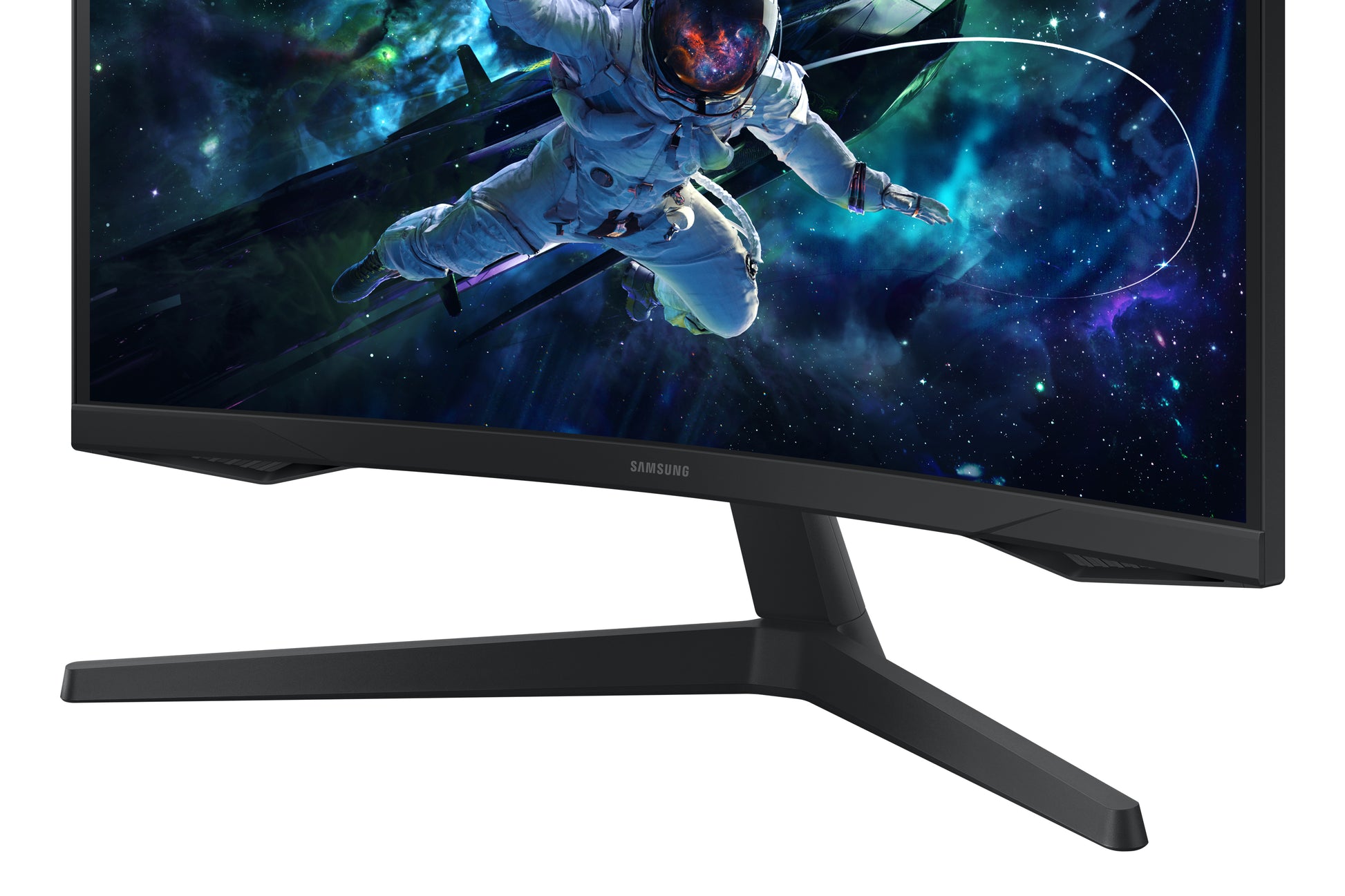 Samsung Odyssey G55C – Monitor, 27" WQHD (2560 × 1440), VA, Gebogen, 165 Hz, 300 cd/m², VESA 75 × 75, Schwarz
