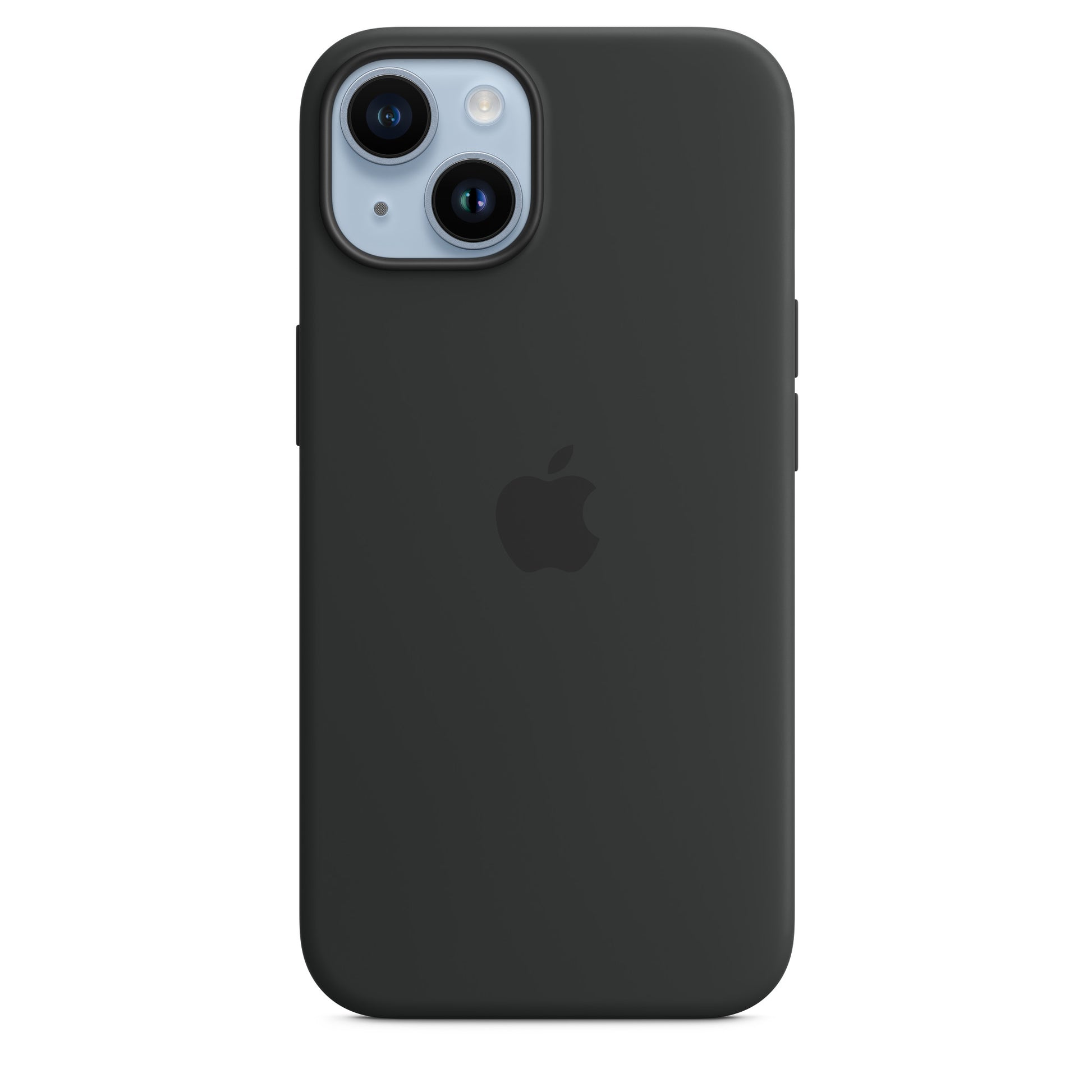 Apple Backcover – für Apple iPhone 14, MagSafe, Mikrofaser+Silikon, Schwarz