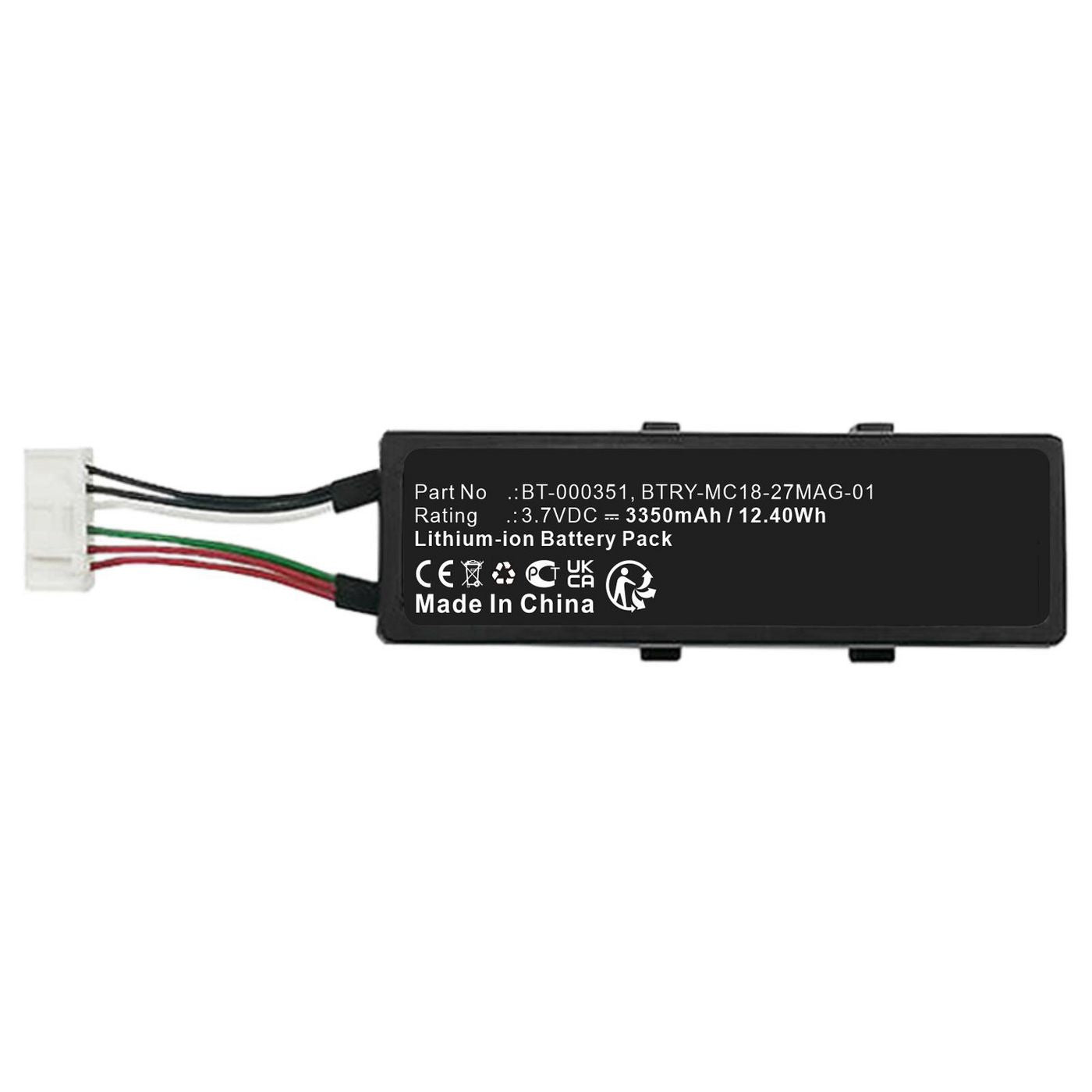 CoreParts Akku Li-Ion 3,7 V 3350 mAh, 12,4 Wh – für Zebra PS20/PS20J