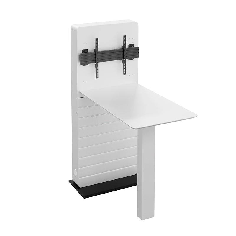 Hagor Bodenständer – 32–55" – VESA 600×400 – bis 50 kg, Diebstahlsicherung – CON-Line FS Table